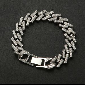 Bling cuban link chain bracelet